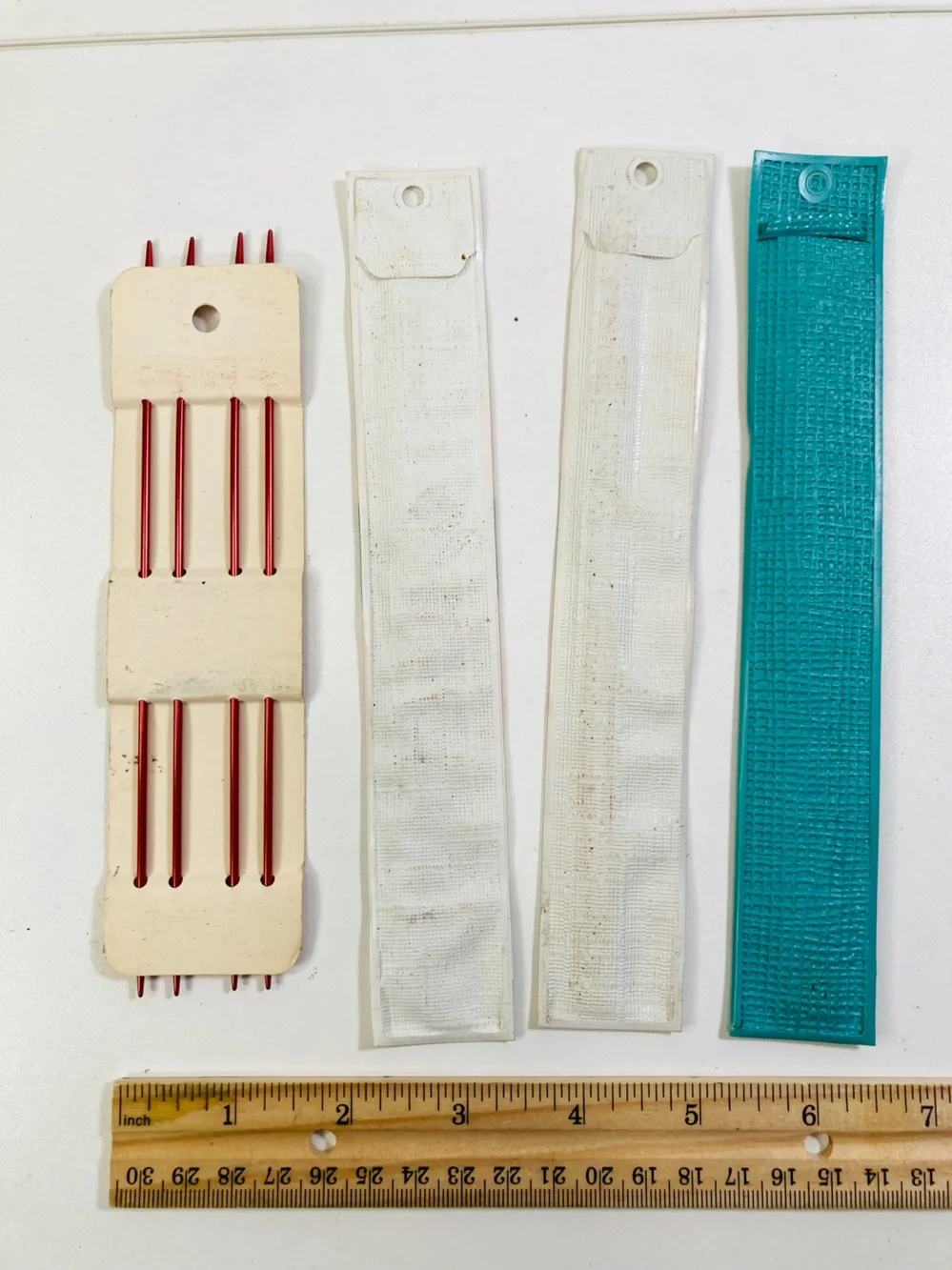 4 Sets New Vintage Boye Double Pointed Metal Knitting Needles 7” Length